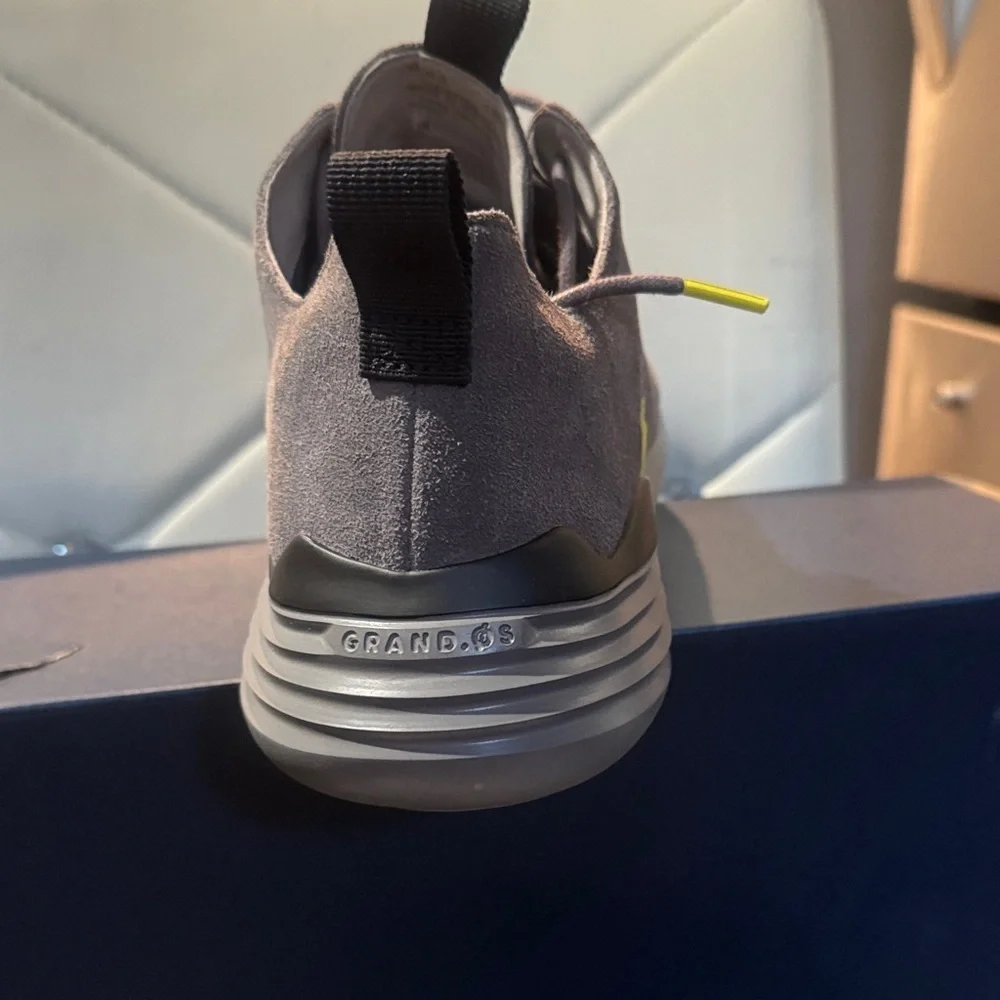 Cole Haan Men's Gray and Yellow Sneakers
